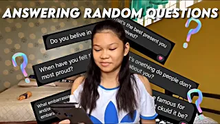 ANSWERING RANDOM QUESTIONS (Luh!) | Vlog #4 | Nikki Sanoy