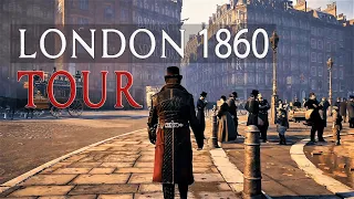 Walking Tour In Victorian London in 1860s - AC Syndicate Relaxing Walk