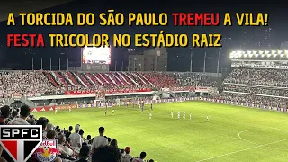 😱 A VILA BELMIRO FOI PINTADA DE VERMELHO E BRANCO! TORCIDA DO SÃO PAULO (São Paulo 1x0 Bragantino)