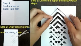 Kirigami tutorial : How to make kirigami : Easy and simple Kirigami