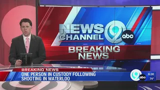 One person in custody following shooting at Tops in Waterloo