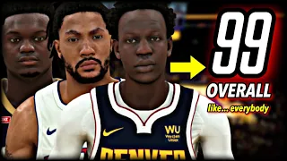 NBA 2K20, but every player is a 99 overall
