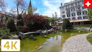 Japanese and English gardens in Interlaken, Switzerland | Spring 2021【4K】
