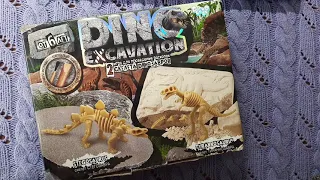 Набор археолога. #Распаковка нового набора на 2 динозавра