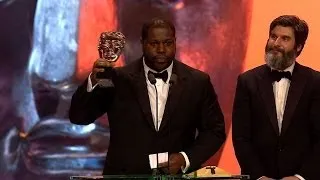 12 Years a Slave wins Best Film Bafta: Steve McQueen - The British Academy Film Awards 2014 - BBC