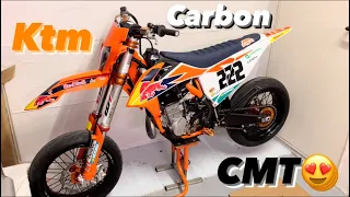 Kittiamo KTM SXF 450 motard Carbon cmt montaggio factory cairoli