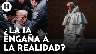 ¿Cómo es que la IA crea imágenes falsas? Donald Trump y Papa Francisco usados para crear escenarios