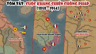 Tóm tắt: Cuộc kháng chiến chống Pháp (1858 - 1954) | Từ trận Đà Nẵng đến chiến dịch Điện Biên Phủ