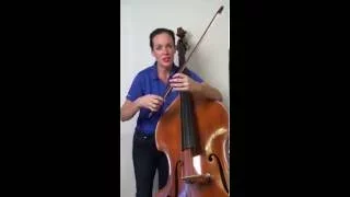 Orchestra Tutor - How to get a good tone on the double bass (Dr. Jessica Valls)