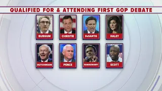 8 GOP candidates qualify for presidential debate