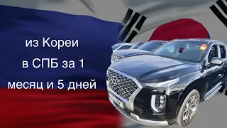 Самая быстрая доставка авто из Кореи до Санкт Петербурга