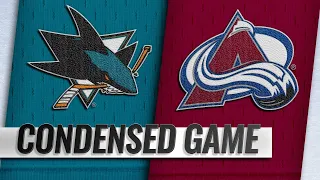 01/02/19 Condensed Game: Sharks @ Avalanche