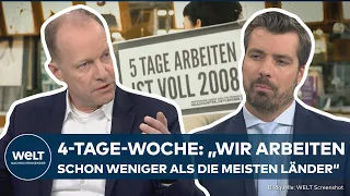 DEUTSCHLAND: Die umstrittene Zukunft der Arbeitszeit - Wie realistisch ist die 4-Tage-Woche?