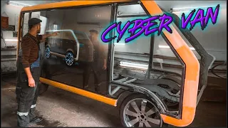 HomeMade Cyber Van from the future using the Wattsan CNC machine. Part 2