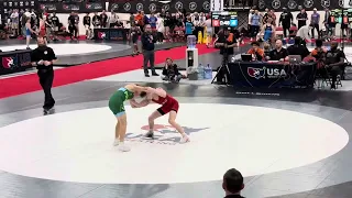 US OPEN freestyle rd 2 vs Aliaksandr Kikiniou (California)