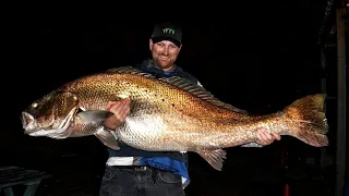 45.8kg Jewfish Silver mulloway. Yes you read that correctly!