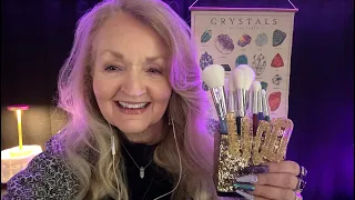 ASMR The Lady in the Crystal Shop Does Your Makeup Role Play