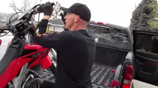 How to load / unload your dirtbike without a ramp