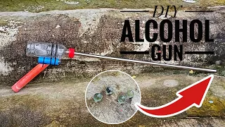 How to make powerful alcohol gun long range pistol easily at home