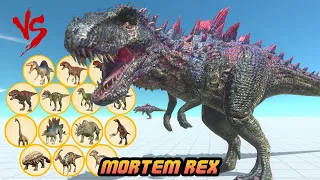 (JWA) MORTEM REX vs ALL DINOSAURS - Animal Revolt Battle Simulator