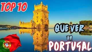 ✈ Que Ver y Hacer En PORTUGAL | Top 10 Mejores LUGARES para Visitar ✅