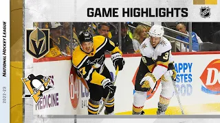 Golden Knights @ Penguins 12/1 | NHL Highlights 2022