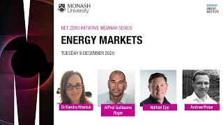 Energy Markets | Monash Energy Webinar Series