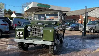 SOLD 1964 LAND ROVER SERIES 2A 88” 2286cc PETROL SOFT TOP RESTORED www.churchill4x4.co.uk