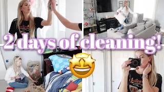 2 DAY CLEAN WITH ME // CLEANING MOTIVATION // KATIE SARAH #katiesarahyoutube