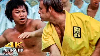 Roper (John Saxon) vs. Bolo (Bolo Yeung). Enter the Dragon