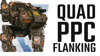 Quad PPC Flanking Action with the Jenner K - Mechwarrior Online The Daily Dose 1470