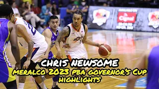 Chris Newsome Meralco 2023 PBA Governor's Cup Highlights