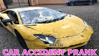 CAR ACCIDENT PRANK ON MY MUM AND DAD