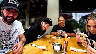 Breakfast With HasanAbi , PeachJars Cyr & Britt in LA | Nick & Malena
