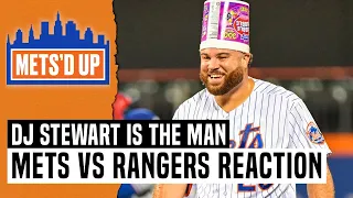 DJ Stewart Saves The Game, Mets vs Rangers Reaction | Mets'd Up Podcast