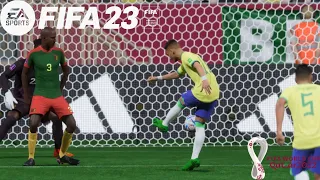 FIFA '23 | World Cup Qatar 2022 | Cameroon vs. Brazil (Sim) (Group G)