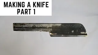 Making A Knife - Stock Removal Method (Part 1)