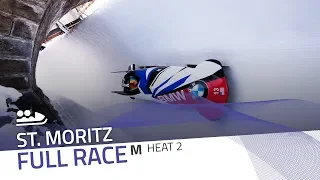 St. Moritz | BMW IBSF World Cup 2018/2019 - 2-Man Bobsleigh Heat 2 | IBSF Official