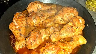 Куриные Голени на сковороде за 20 минут / курица в пиве / ужин на скорую руку/ маринад для курицы