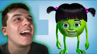 I LAUGHED SO HARD AT THIS!!  -Monster Inc YTP (REACTION) (REUPLOAD)