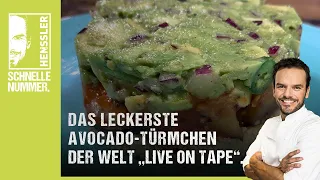 Schnelles leckerstes Avocado-Türmchen der Welt "Live on Tape" Rezept von Steffen Henssler