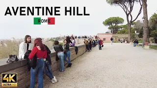 Aventine Hill walking tour 2022 ROME , ITALY - 4K/60 FPS Ultra Hd