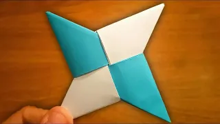 How To Make a Paper Ninja Star (Shuriken) - Origami | Remake