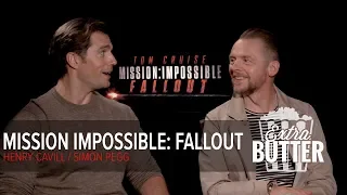 "Mission Impossible: Fallout" interviews: Henry Cavill and Simon Pegg