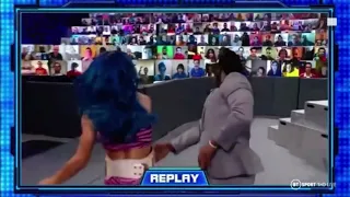 Sasha Banks slaps Reginald