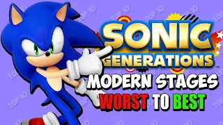 Ranking EVERY Modern Stages in Sonic Generations - Worst to Best