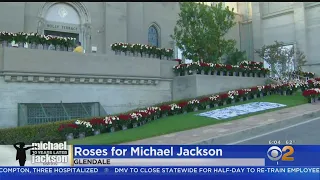 Michael Jackson Fans Gather At His Glendale Gravesite On 10-Year Anniversary