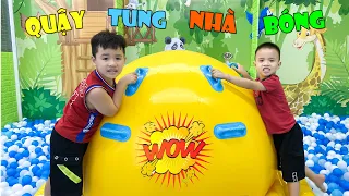 Quậy Tung Nhà Bóng Khổng Lồ ♥ Minh Khoa TV