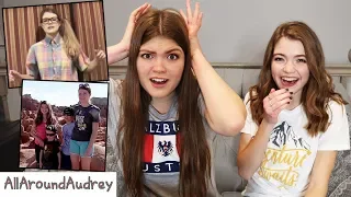 Reacting To My Cringy Private Videos / AllAroundAudrey