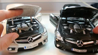 1:18 Comparison: Maisto SL63 & SL65